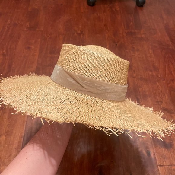 Lack of Color Aruba Fray Boater Hat - Size: L / Large / LG (59 CM) - Picture 6 of 8